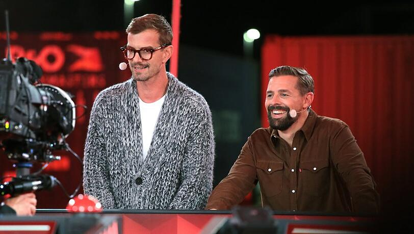 Joko Winterscheidt und Klaas Heufer-Umlauf waren als Gottschalk-Nachfolger f&uuml;r "Wetten, dass..?" im Gespr&auml;ch.