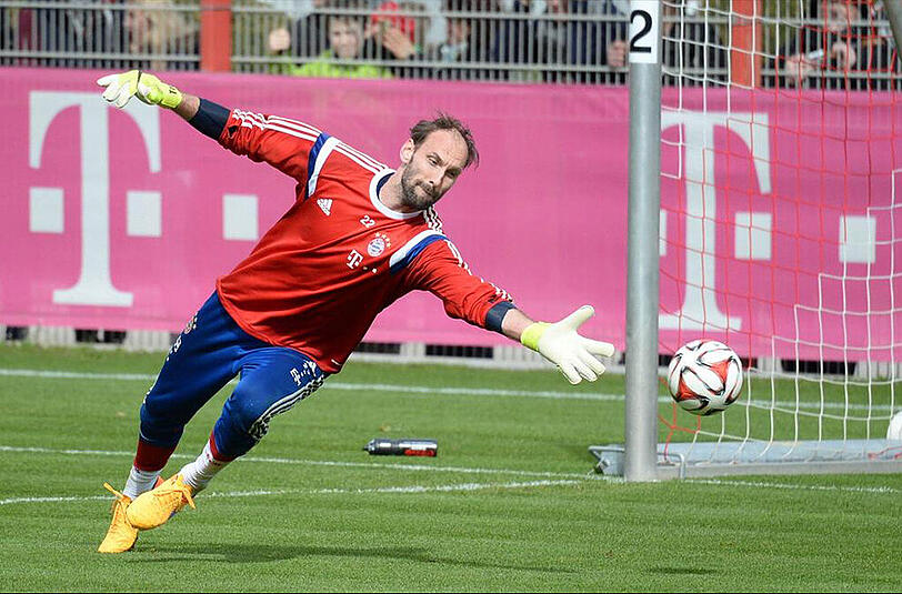 Trainierte am Donnerstag erstmals wieder mit der Mansnchaft: Bayerns Ersatztorwart Tom Starke.
