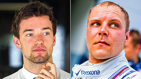 Der Brite Jolyon Palmer (links) und der Däne Kevin Magnussen werden den RS16 des neuformierten Rennstalls steuern.