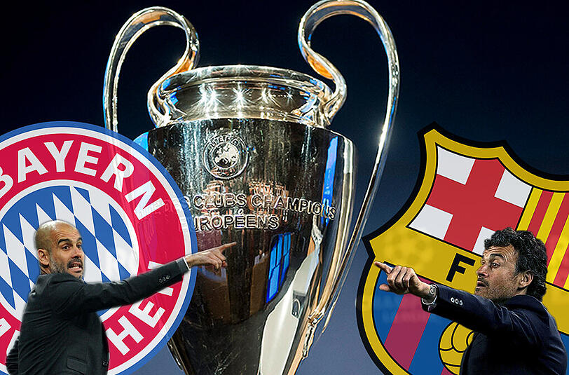 FC Bayern gegen FC Barcelona heute live auf ZDF und bei SKY: Pep Guardiola empfängt seinen Ex-Klub mit Trainer Luis Enrique in der Allianz Arena.