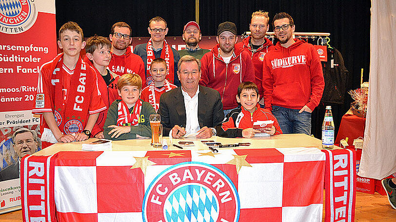Bayern-Präsident Karl Hopfner war im Ahrntal in Südtirol unterwegs