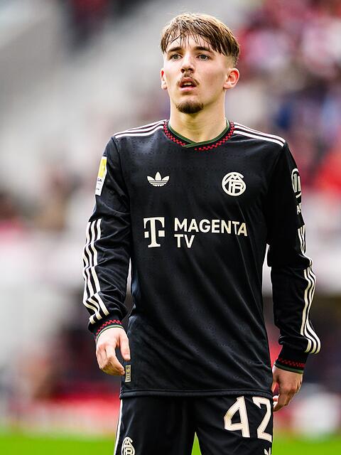 Lennart Karl ist beim FC Bayern wieder im Lauftraining. (Archivbild)