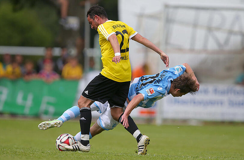 Drittes Testspiel in der Vorbereitung des TSV 1860 München: Die Löwen traten am Sonntag beim SV Kirchanschöring an. Die Bilder vom Spiel.
