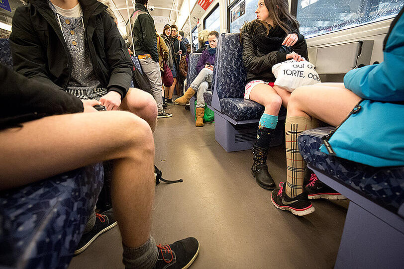 Die Bilder vom No Pants Subway Ride 2015.