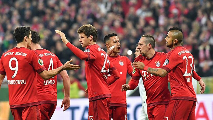 Sein 1:0 war der Türöffner ins Pokalfinale: Torschütze Thomas Müller. Sein 1:0 war der Türöffner ins Pokalfinale: Torschütze Thomas Müller.