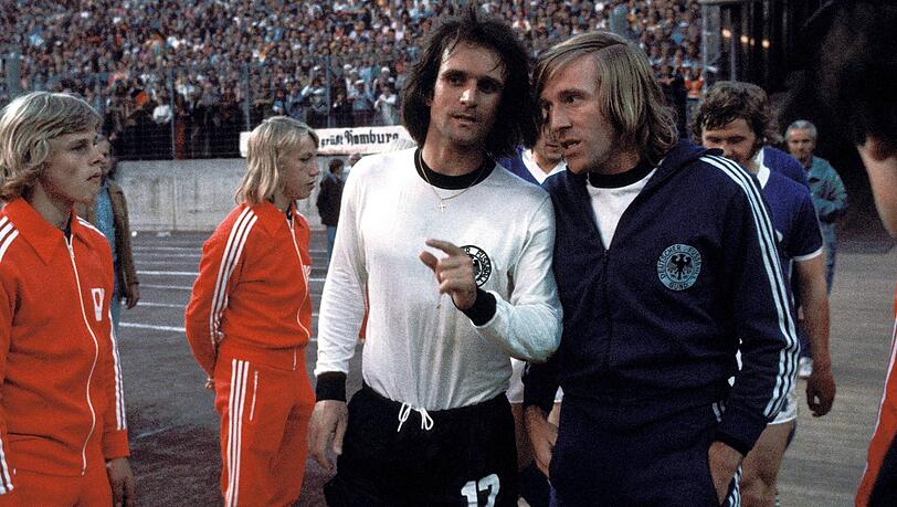 Wolfgang Overath und Günther Netzer. Wolfgang Overath und Günther Netzer.