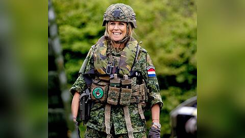 Königin Máxima ist allzeit bereit.