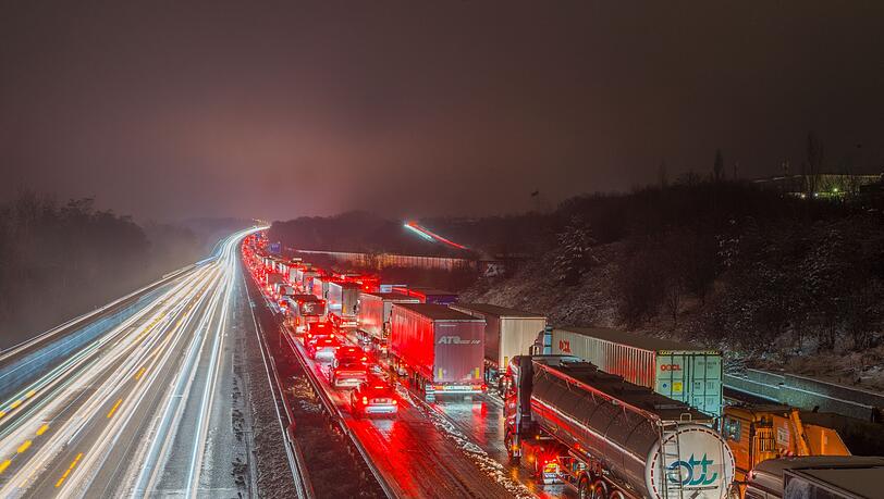 Der stundenlange Stau auf der A3 in Hessen hat sich aufgel&ouml;st.