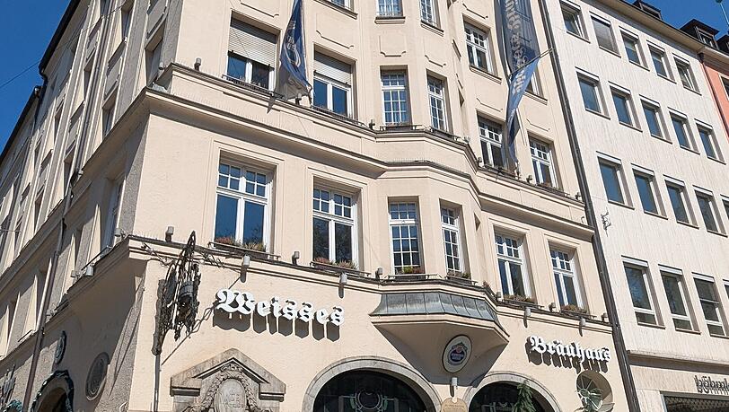 Das Weisse Br&auml;uhaus im Tal in M&uuml;nchen geh&ouml;rt zu Schneider Weisse.
