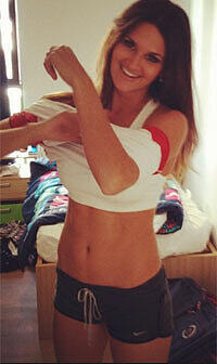 ... und die Speerwerferin Leryn Franco (Paraguay).