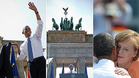 Hier gibt's die Bilder des Obama-Besuchs in Berlin. Klicken Sie sich durch die Bilderstrecke!