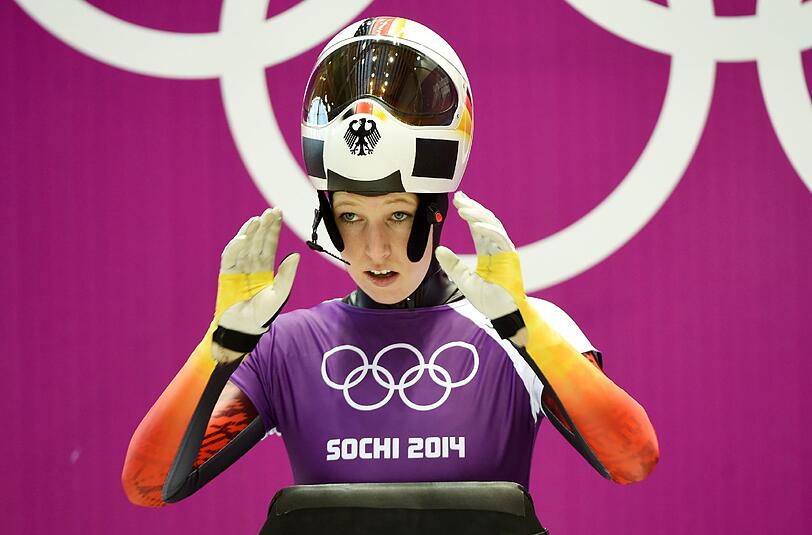 Anja Huber hat nach zwei Läufen bereits 0,86 Sekunden Rückstand auf einen Bronze-Rang.