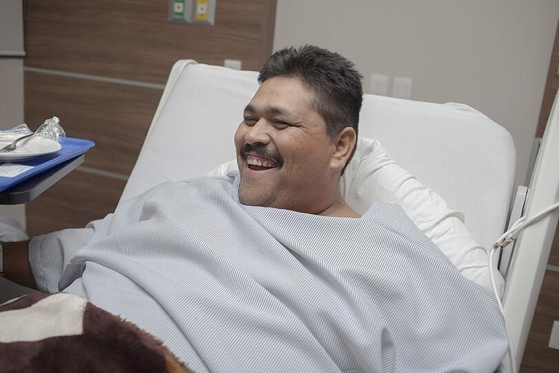 Will abnehmen: Der Mexikaner Andrés Moreno, mit 435 Kilogramm wohl der schwerste Mann der Welt.