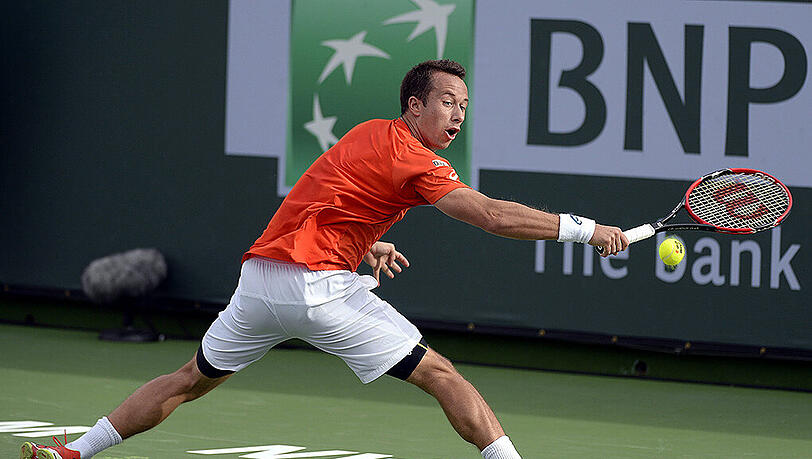 Philipp Kohlschreiber erreicht in Indian Wells die dritte Runde. Philipp Kohlschreiber erreicht in Indian Wells die dritte Runde.