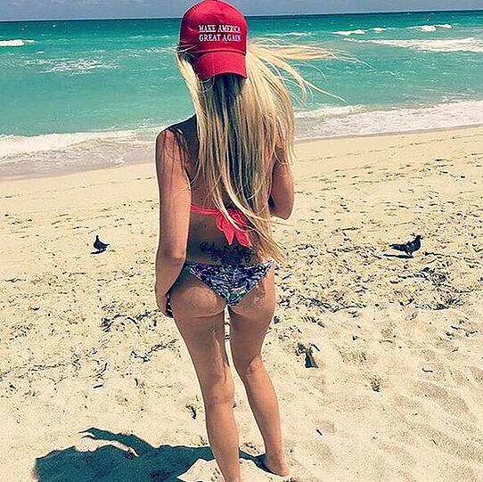 Babes for Trump: Diese Schönheiten wollen Donald Trump zur US-Präsidentschaft verhelfen.