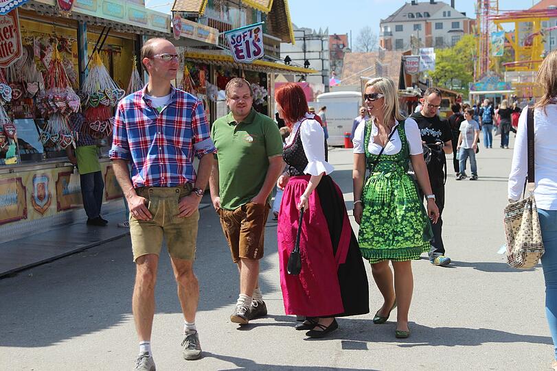 Tracht ist Trumpf auf dem Frühlingsfest.