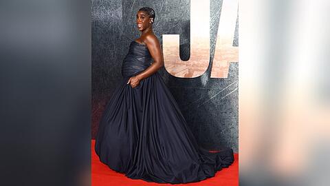 Schauspielerin Lashana Lynch bei der "The Day of the Jackal"-Premiere in London.
