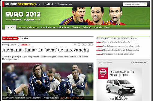 Die spanische Sportzeitung "Mundo Deportivo" schreibt vom "Halbfinale der Revanche".