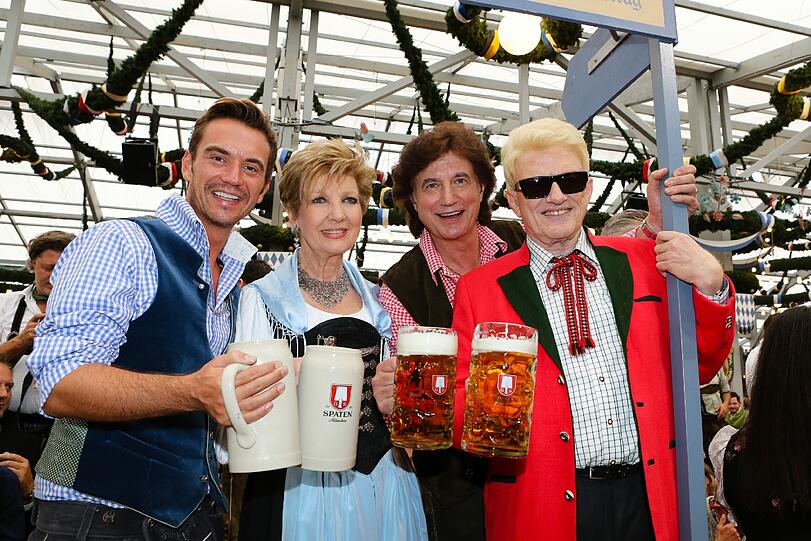 Florian Silbereisen, Carolin Reiber, Olaf Malolepski und Heino.