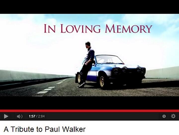 "In liebevoller Erinnerung" gedenkt die "Fast & Furious"-Crew mit einem Video ihrem verstorbenen Kollegen Paul Walker