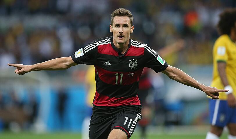Miroslav Klose ist mit 16 Treffern alleiniger WM-Rekordtorschütze