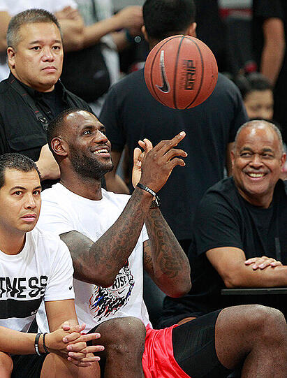 Glanzvolle Karriere: NBA-Star LeBron James in Bildern.