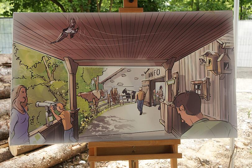 Spatenstich für das Hellabrunner Mühlendorf