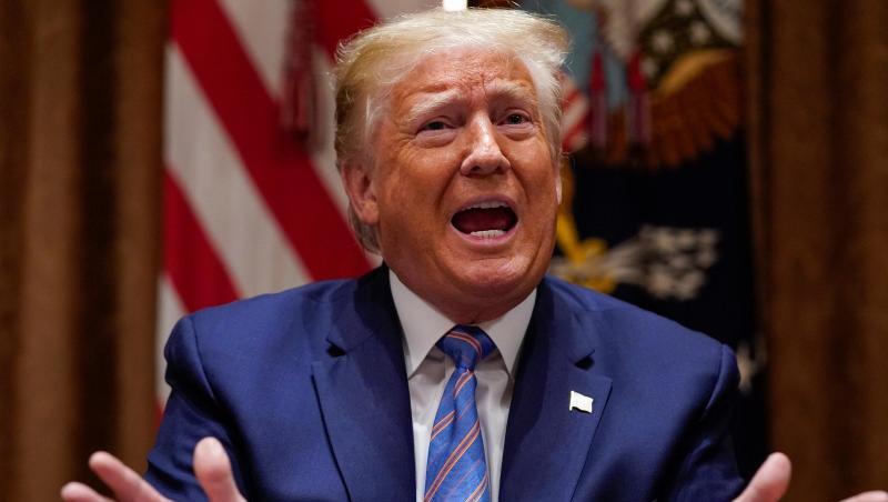 "Das übergeordnete Ziel ist, dass wir Recht und Ordnung wollen", sagt Donald Trump. "Das übergeordnete Ziel ist, dass wir Recht und Ordnung wollen", sagt Donald Trump.