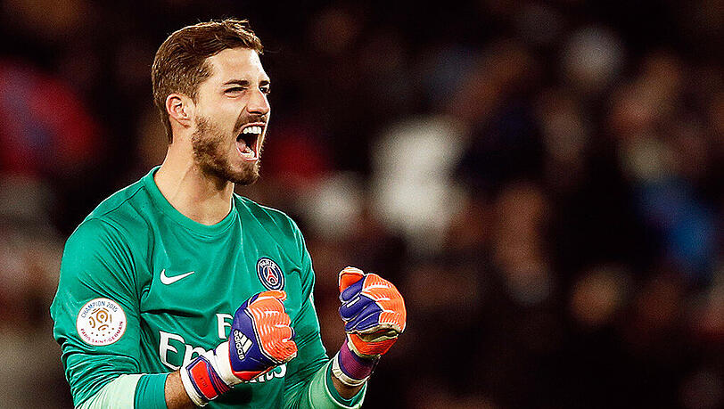 Jubeln ist angesagt: Kevin Trapp. Jubeln ist angesagt: Kevin Trapp.