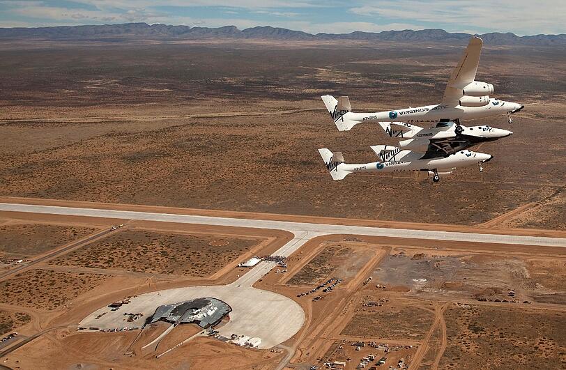 Das "Virgin Galactic SpaceShip2" ist bei einem Testflug abgestürzt.