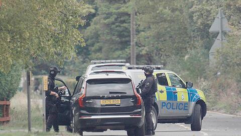 Die Polizei hatte in der N&auml;he des britischen Luftwaffenst&uuml;tzpunkts f&uuml;nf M&auml;nner festgenommen.