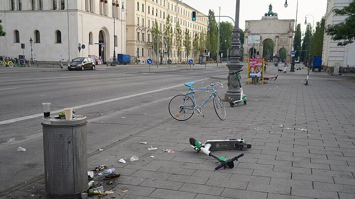 Die Ludwigstraße am Sonntagmorgen - oder auch: Die vermüllte Prachtmeile. Solche Bilder fürchtet der Dehoga nun vermehrt.