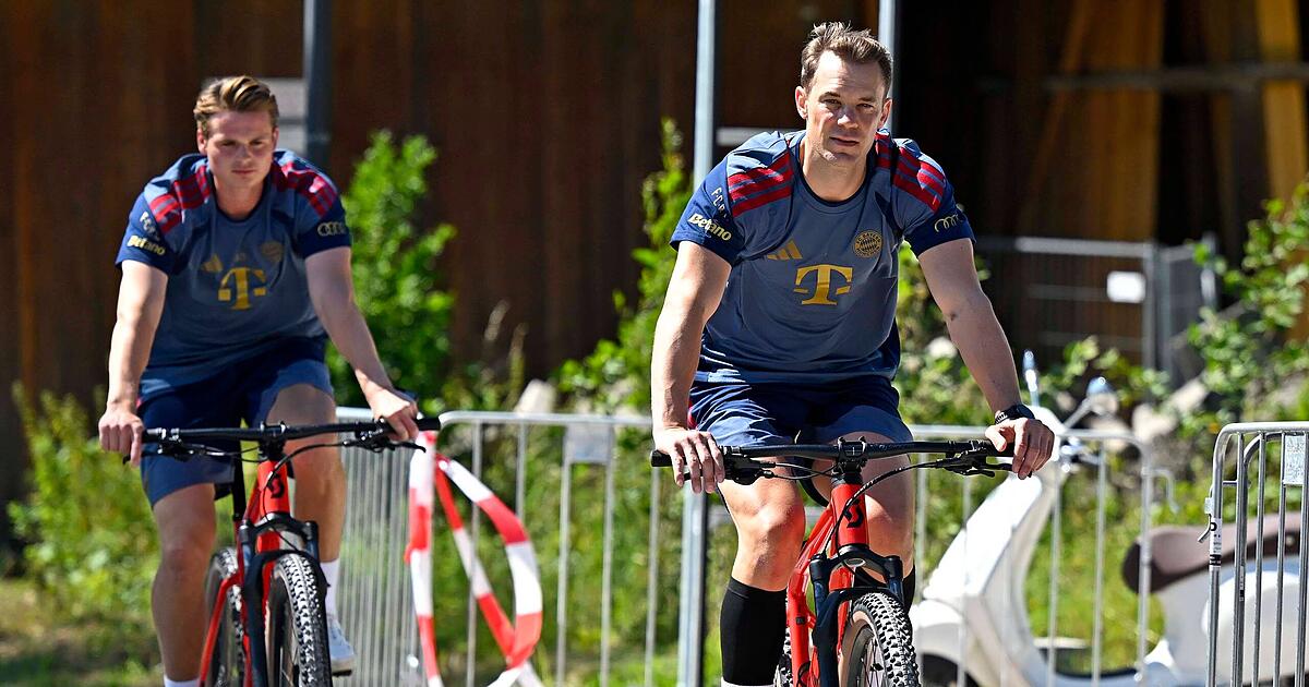 WM-Frust sichtlich verdaut: Beim Bayern-Training bekommt Neuer ...
