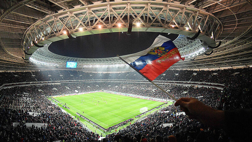 Fasst bei der WM 2018 maximal 81.000 Zuschauer: das Luschniki-Stadion in Moskau.