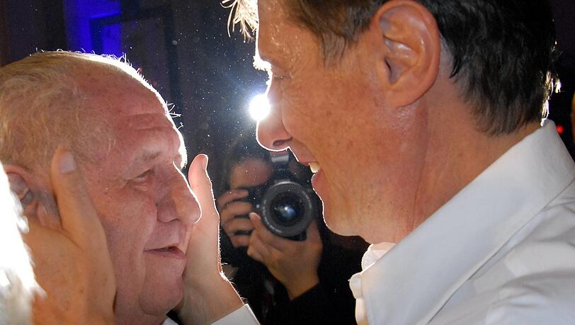 Herzig: Karli Spiehs und Sänger Udo Jürgens (r., † 80) 2006.