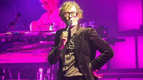 Jarvis Cocker mit Pulp bei einem Auftritt im vergangenen Jahr.