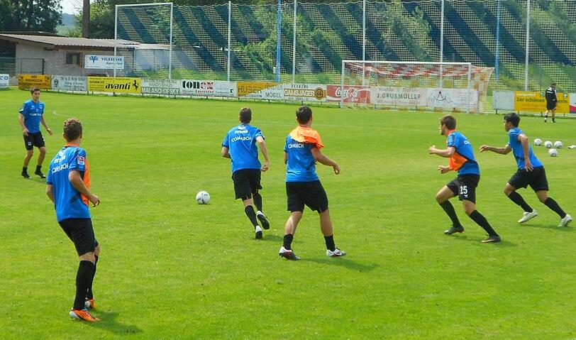 Neue Bilder aus dem Trainingslager: Die Löwen schwitzen in Gottsdorf an der Donau. Die Bilder