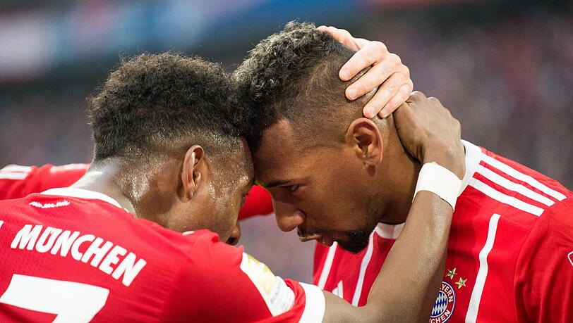 Sollen am Samstag gegen den VfL Wolfsburg wieder zur Verfügung stehen: Die Bayern-Stars Jérôme Boateng (l.) und David Alaba. Sollen am Samstag gegen den VfL Wolfsburg wieder zur Verfügung stehen: Die Bayern-Stars Jérôme Boateng (l.) und David Alaba.