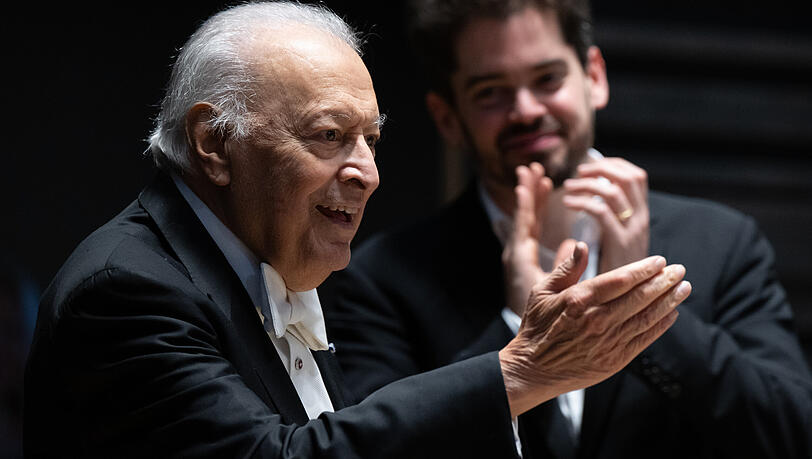 Zubin Mehta (links) mit Lahav Shani.