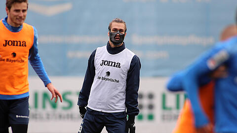 Der Maskenmann des TSV 1860: Sigurd Haugen.