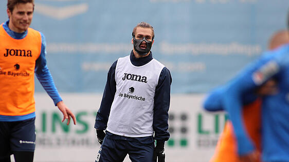 Der Maskenmann des TSV 1860: Sigurd Haugen.