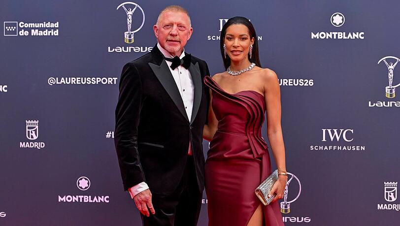 Boris Becker und Ehefrau Lilian auf dem roten Teppich. Boris Becker und Ehefrau Lilian auf dem roten Teppich.