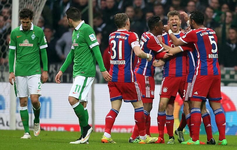 Bayern jubelt, Werder ist bedröppelt: So sah es zuletzt meistens aus, wenn die beiden Traditionsvereine aufeinandertrafen.