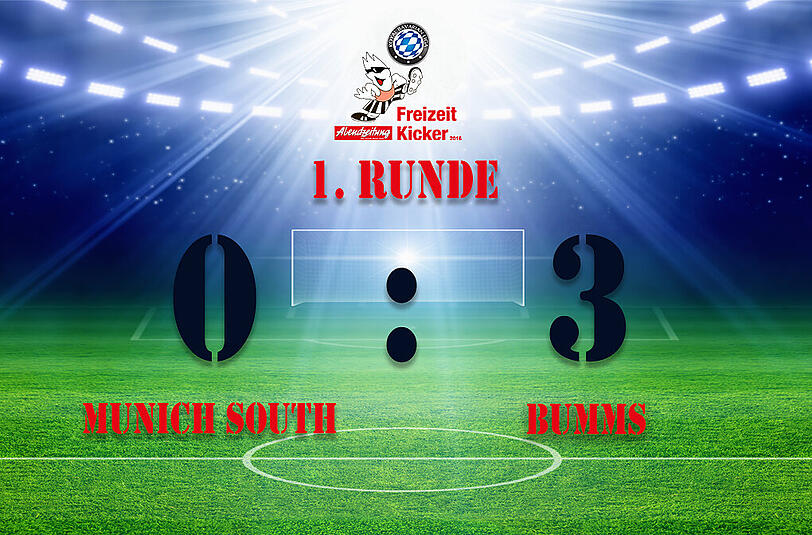 Bumms gewinnt mit 0:3 gegen Munich South.