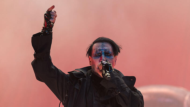 Liegt derzeit im Krankenhaus: Der 48-jährige Sänger Marilyn Manson. (Archivbild)