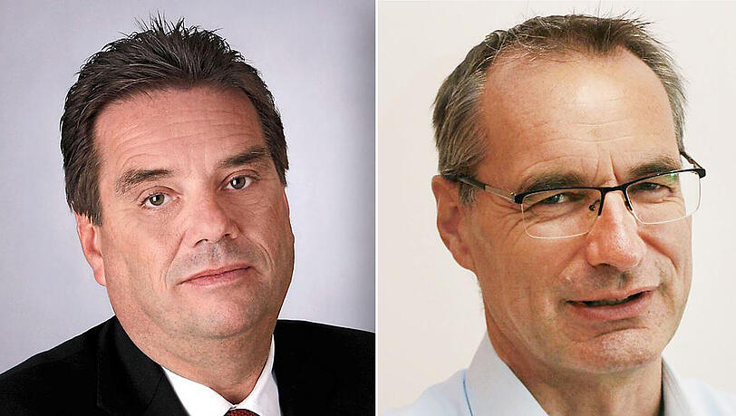 Wolfram Hell (l.) von der LMU sowie Martin Schreiner vom KVR. Wolfram Hell (l.) von der LMU sowie Martin Schreiner vom KVR.