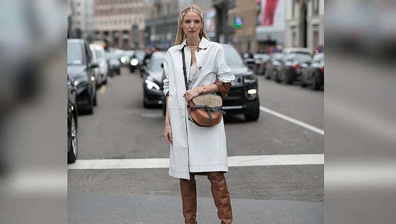 Leonie Hanne im Rahmen der Mailand Fashion Week 2019/2020. Leonie Hanne im Rahmen der Mailand Fashion Week 2019/2020.