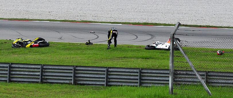 Sepang: Tragische Bilder vom Unfallort...