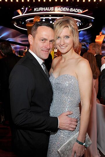 Fecht-Star Britta Heidemann und Freund Matthias Dolderer.