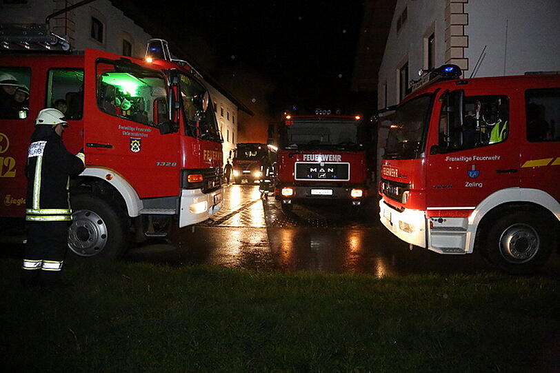 Bilder vom Großbrand in Engelsberg.